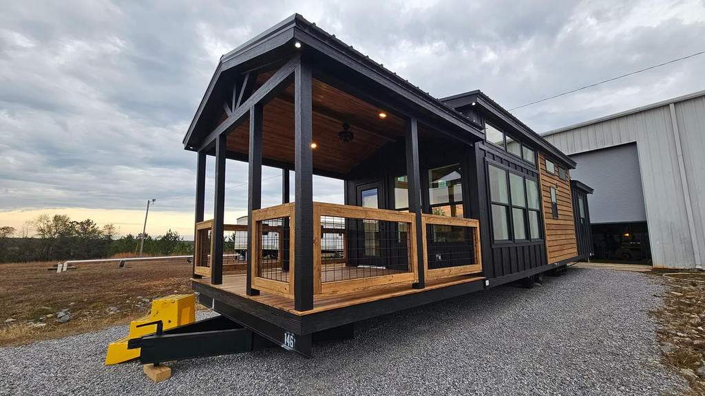The Driftwood Loft – Modern Park Model with Loft & Bunk Room