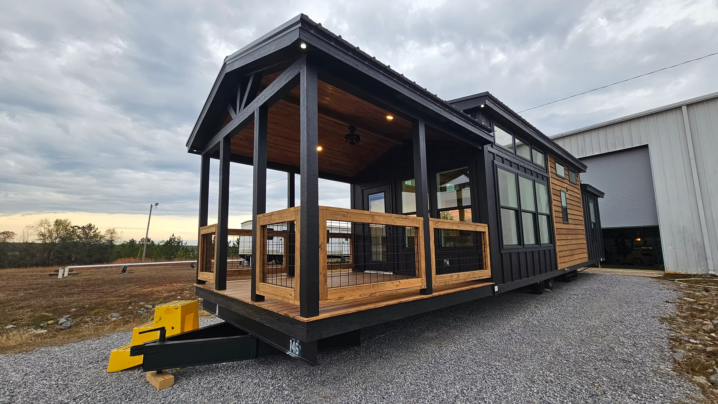 The Driftwood Loft – Modern Park Model with Loft & Bunk Room