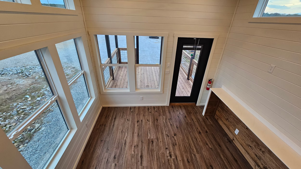The Driftwood Loft – Modern Park Model with Loft & Bunk Room