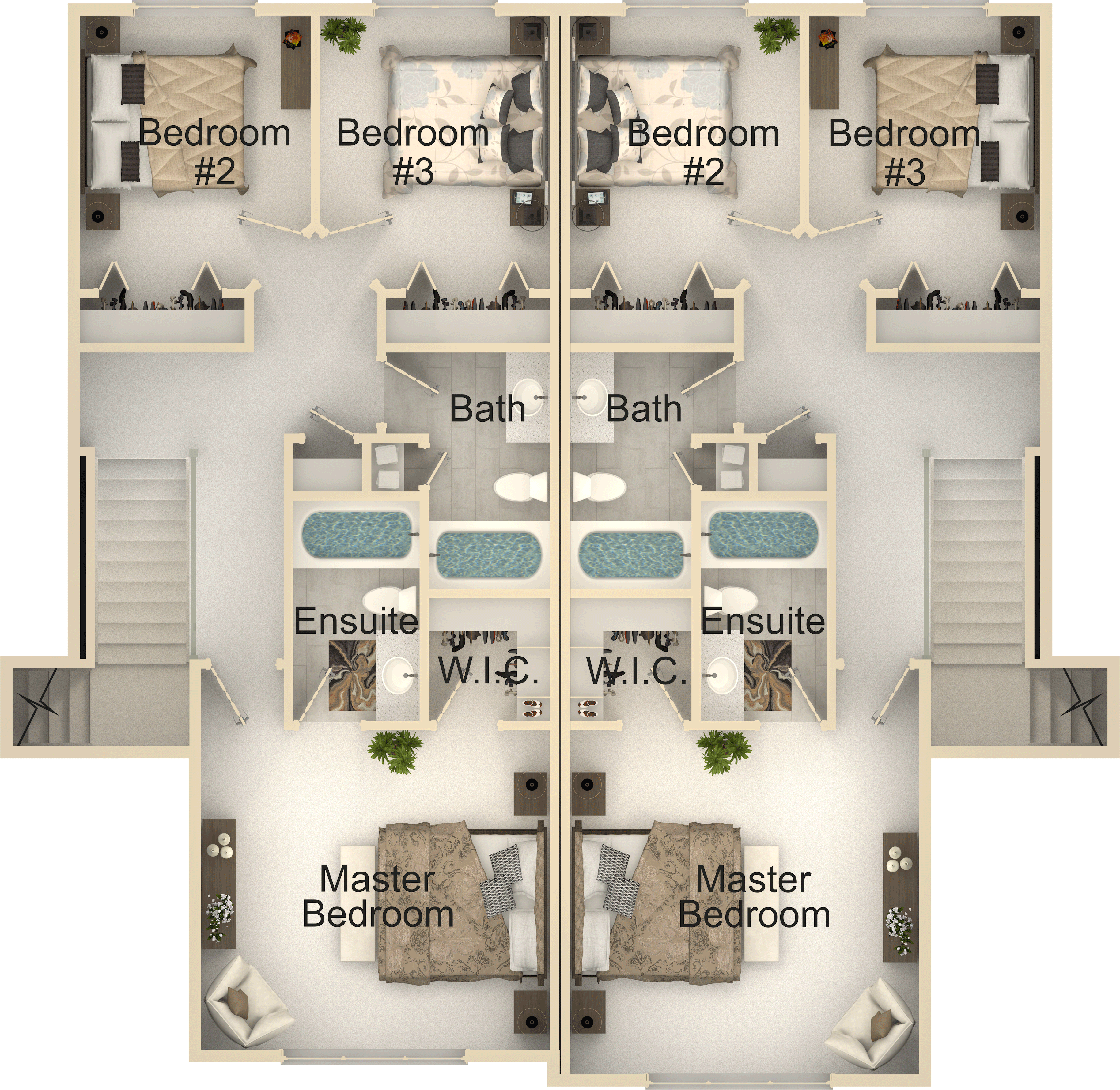 Dual Bliss Duplex House Kit - Duplex Home Kit