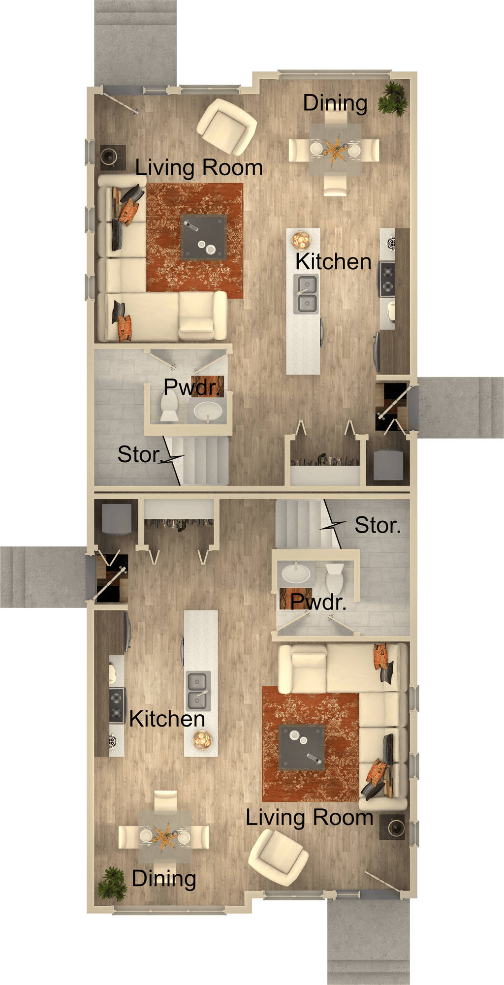 Duo Nest Duplex House Kit - Duplex Home Kit