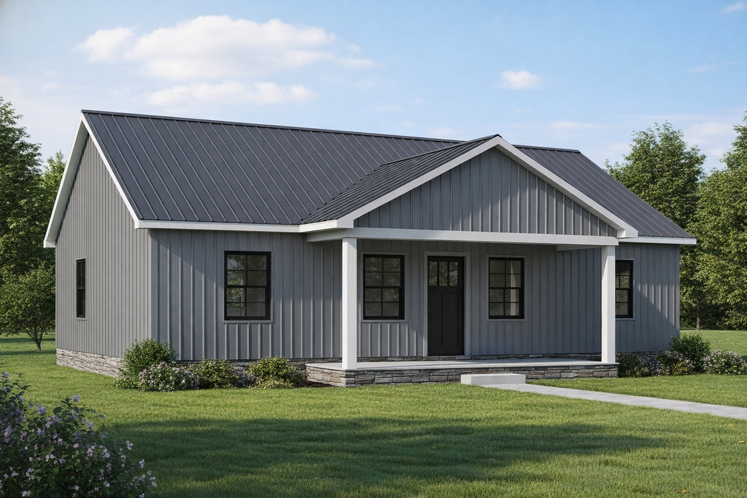 Cedar Blossom 2.0 Affordable House Kit (3 bed 2 bath)
