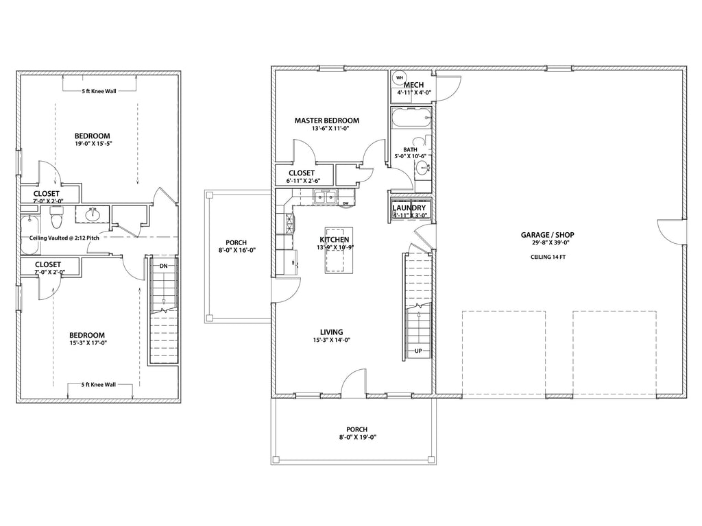 Iron Horse Barndo Affordable House Kit (3 bed 2 bath plus large shop/garage)
