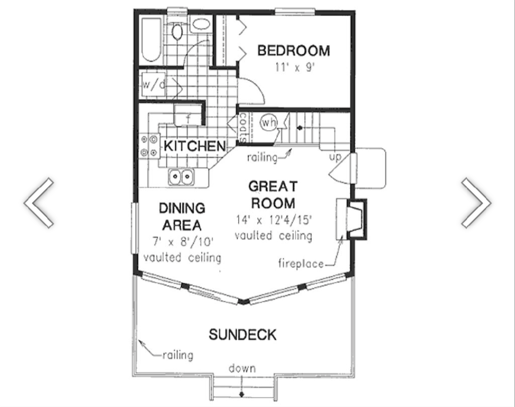 The Lofted Cottage (2 bed 1 bath OR 3 bed 1 bath options)