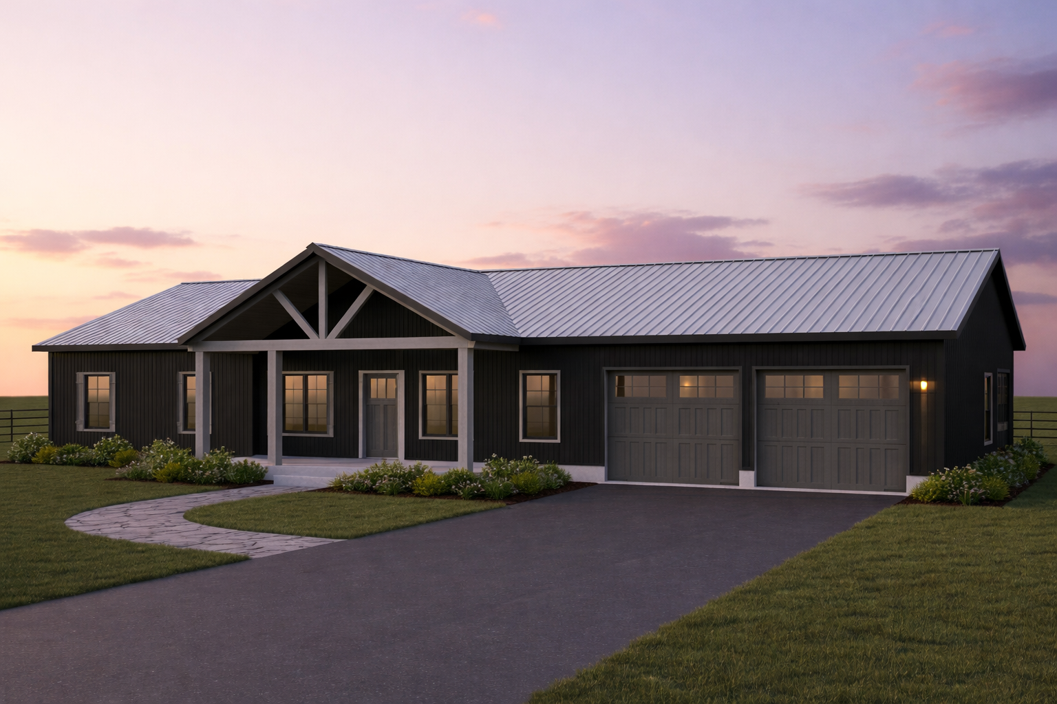 Ironwood Haven Affordable House Kit (3 bed 2 bath)