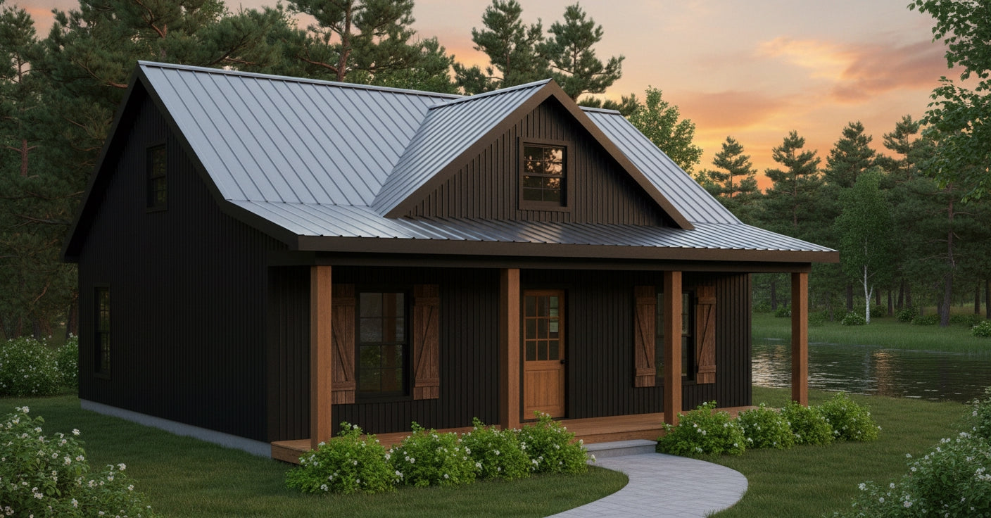 Blackwood Ridge Cottage Affordable House Kit (3 bed 2 bath)