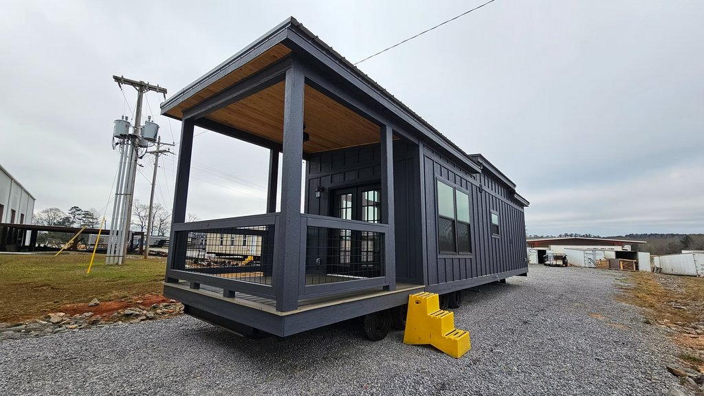 The Skyhaven – Modern Park Model RV with Loft And Monoslope Design