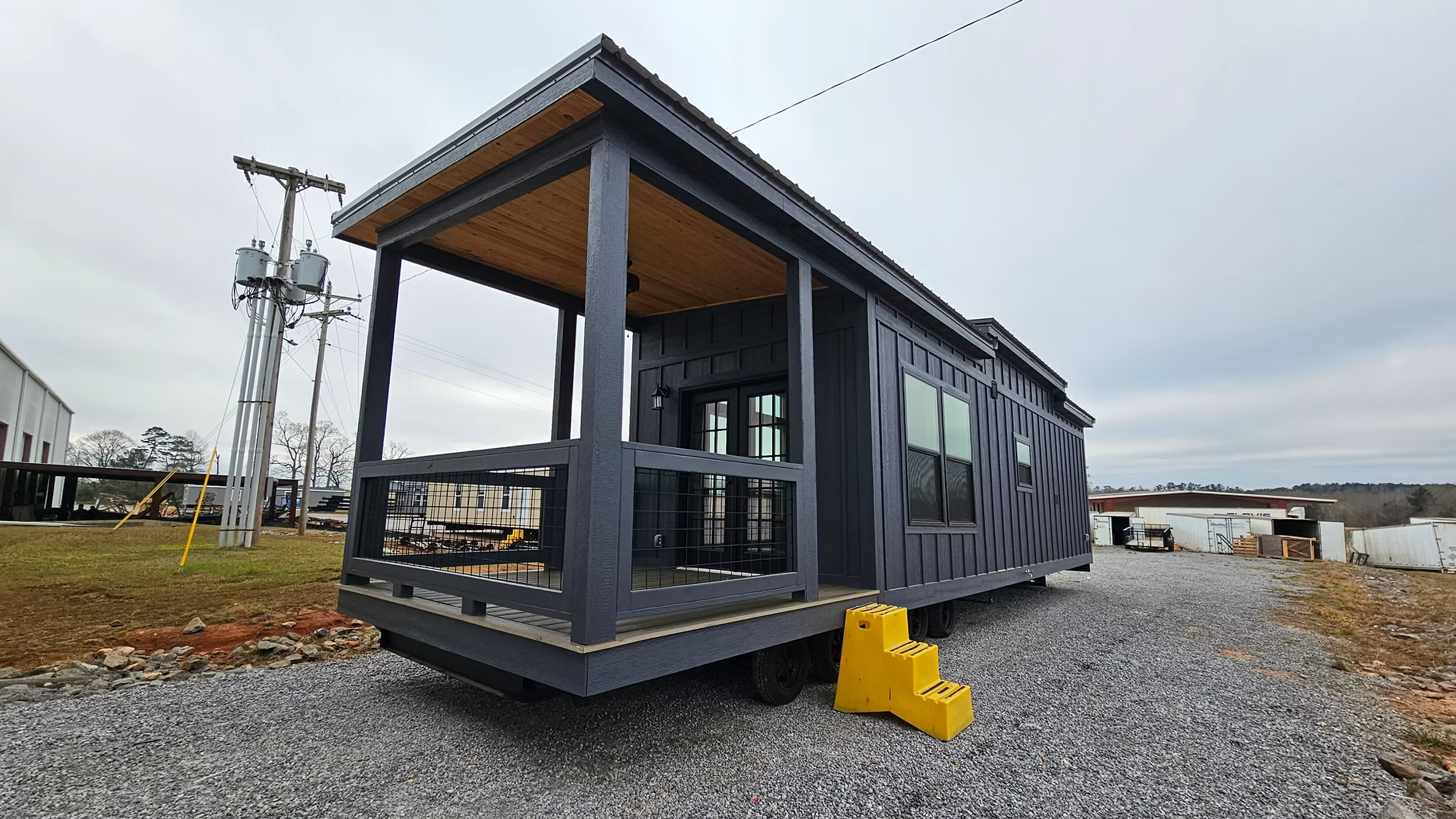 The Skyhaven – Modern Park Model RV with Loft And Monoslope Design