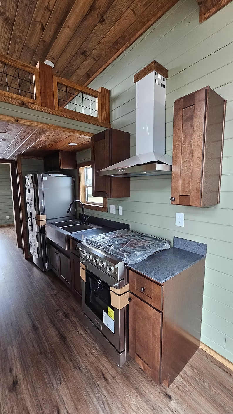 The Skyhaven – Modern Park Model RV with Loft And Monoslope Design