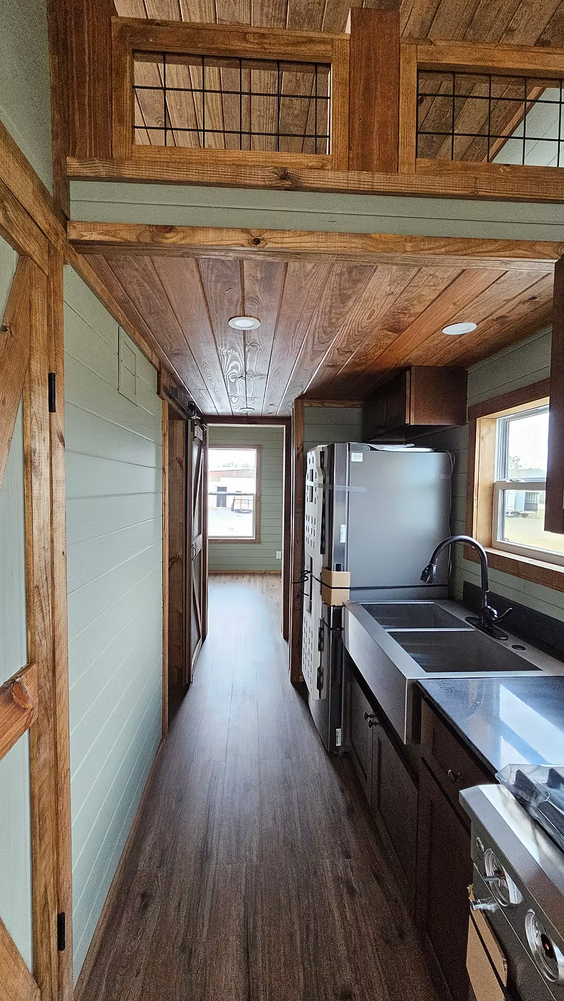 The Skyhaven – Modern Park Model RV with Loft And Monoslope Design