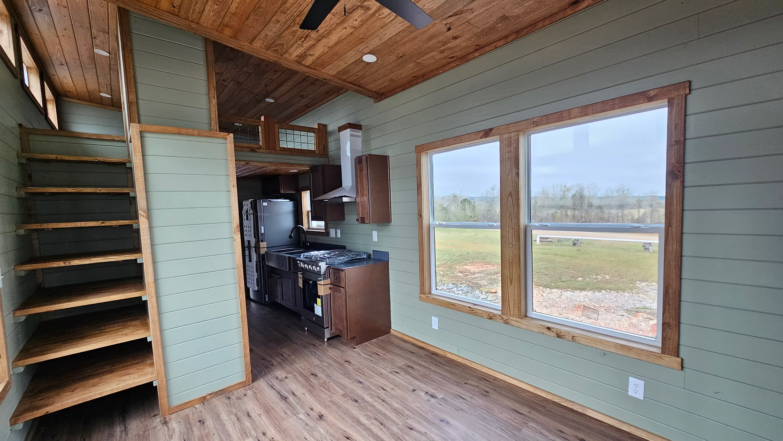 The Skyhaven – Modern Park Model RV with Loft And Monoslope Design