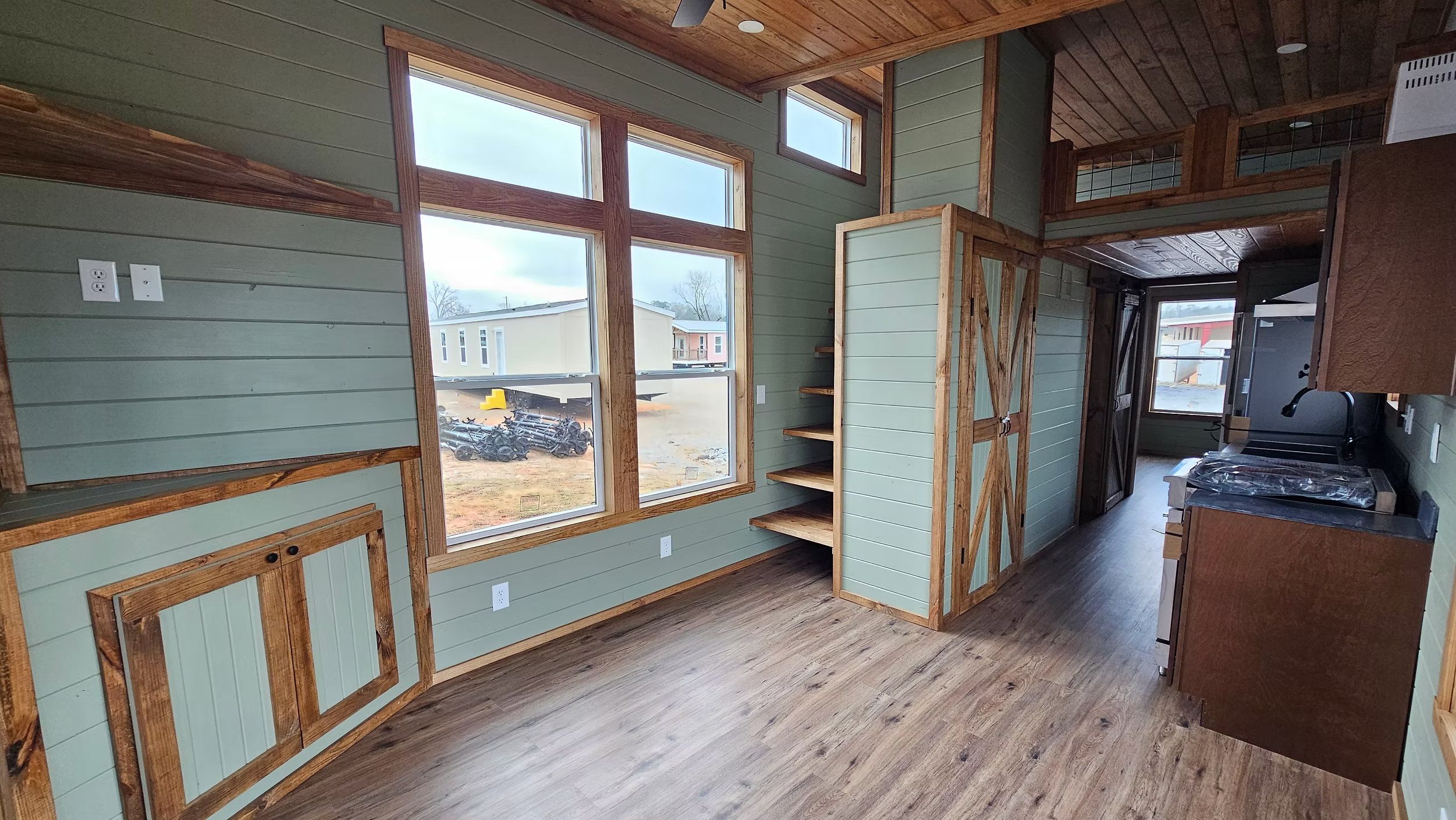 The Skyhaven – Modern Park Model RV with Loft And Monoslope Design