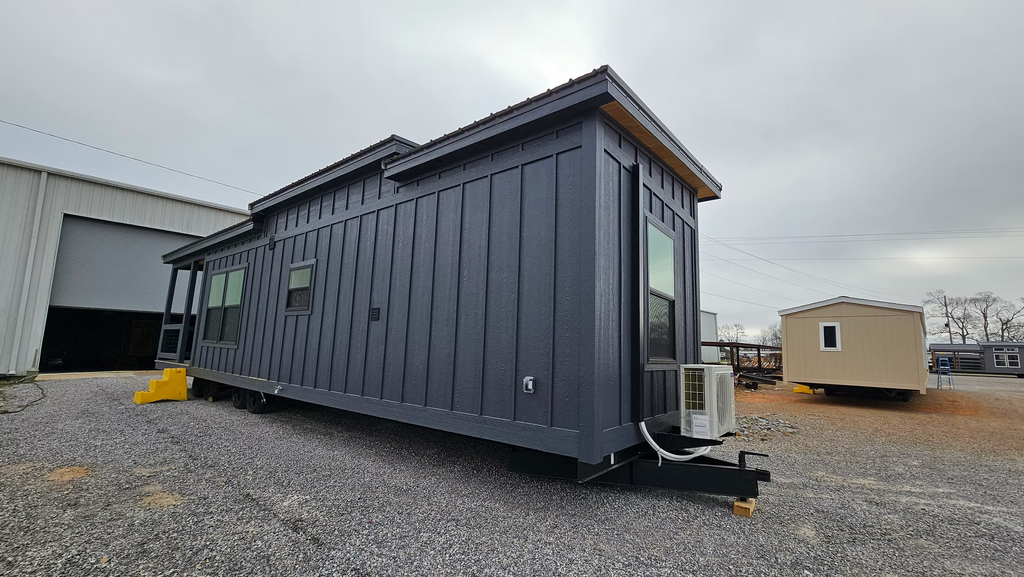 The Skyhaven – Modern Park Model RV with Loft And Monoslope Design