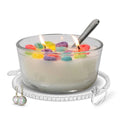 spa cereal bowl candle