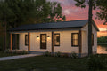 Lakeside Haven Tiny Home Affordable House Kit (2 bed 1 bath)