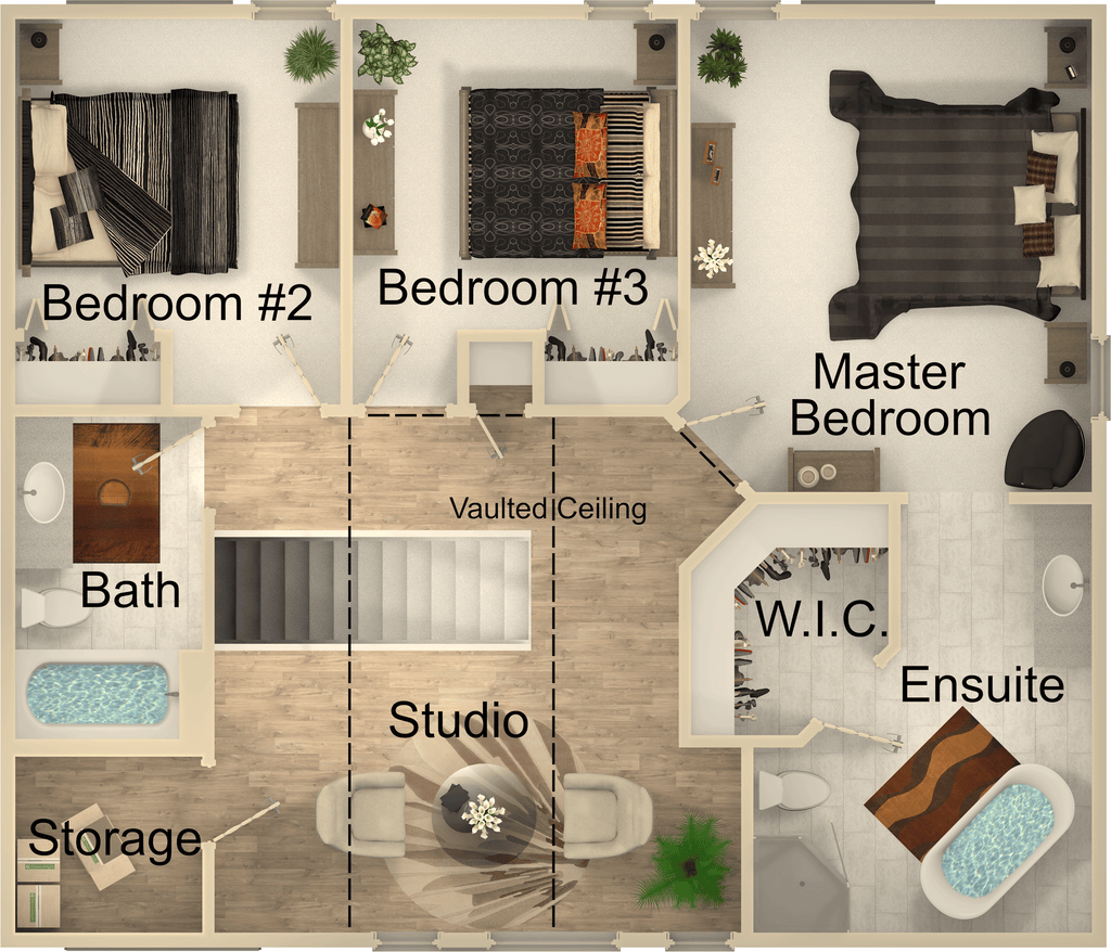 Lake Tahoe Retreat House Kit - Home Kit