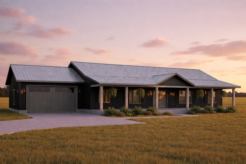 Vader Ridge Affordable House Kit (3 bed 2 bath plus 2 Car Garage)