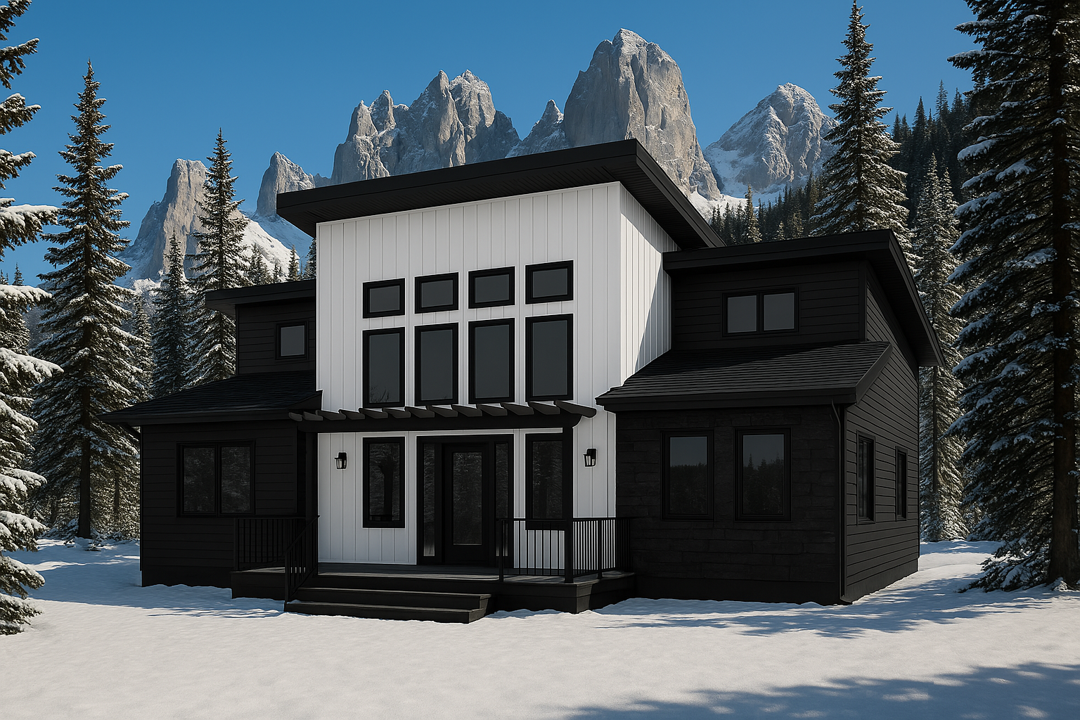 Mountain Views Retreat House Kit - Home Kit